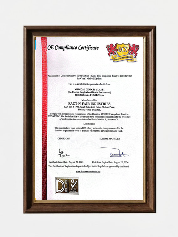 CE Certificate